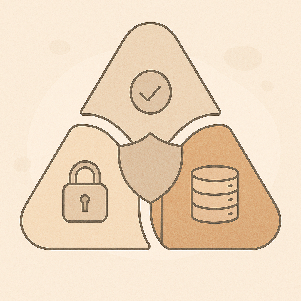 The CIA Triad protecting digital assets